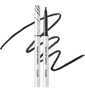 CLIO Suya Dayanıklı, İnce Uçlu Göz Kalemi CLIO Sharp So Simple Waterproof Pencil Liner (01 Black)