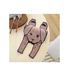 Petityu Şirin Sıcak Tutan Çocuk Atkı - Bunnies In Town Pembe Tavşan