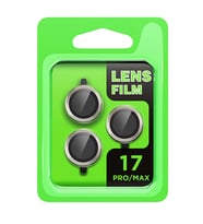 Newface Apple iPhone 17 Pro Raze Metal Kamera Lens - Gri
