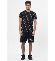 No Fear Orijinal Baskılı Erkek T-shirt Siyah