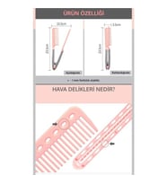Apieu Easy Hair Dry Brush Kolay Şekil Veren Tarak