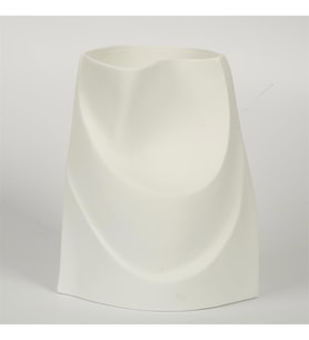 Vitale Beyaz Boğumlu Vazo 24*22*31 Cm AK.JM00022