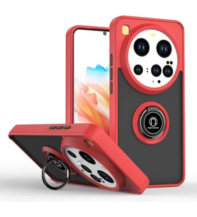 Xiaomi Mi 15 Ultra Kılıf Montreal Yüzüklü Silikon Kapak - Kırmızı