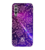 Huawei Nova 5t  Kamera korumalı Kapak Nostalji Desen Tasarımlı  Şeffaf Kılıf