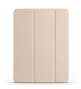 Apple iPad Pro 11 2025 M5 Uyumlu Zore Smart Cover Kalem Bölmeli Standlı 1-1 Kılıf (Gold)