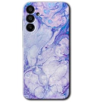 Galaxy A15 Kılıf HD Desen Baskılı Kılıf - Spots Lilac