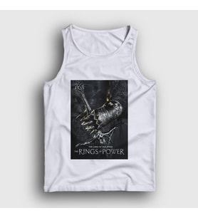 Presmono Unisex Beyaz Yüzüklerin Efendisi Güç Yüzükleri Rings Of Power Atlet 363900tt (Beyaz)