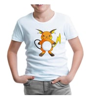 Pokemon - Raichu Beyaz Çocuk Tshirt