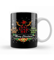 Yılbaşı Yeni Yıl Konseptli Merry Christmas 07 Kupa Bardak Porselen