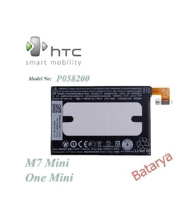 HTC M7 Mini Batarya HTC ONE M7 Mini P058200 Uyumlu Batarya