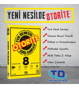 OTORİTE FEN BİLİMLERİ SORU BANKASI 8.SINIF