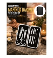 7 Parça Paslanmaz Çelik Tırnak ve Kişisel Bakım Seti – Taşıma Çantalı