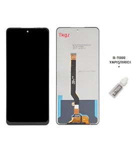 Tecno Pova 3 Uyumlu Lcd Ekran Dokunmatik Servis Lcd + B-7000