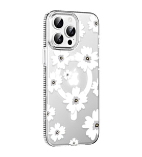 Joko Apple İphone 14 Pro Max Floral Magsafe Kapak - Beyaz