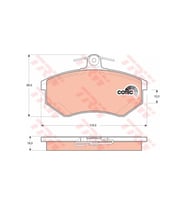 -gdb1048 Ön Fren Balatası 16mm Kalınlık Caddy I 1979 -...