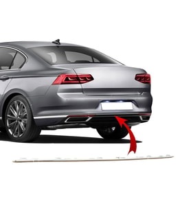 Vw Passat B8.5 Arka Tampon Orta Kromu 2020 3G0853835 2Zz