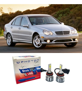 Mercedes C W203 Led Xenon Uzun Far Ampulü H7 Duo Yeni Seri Beyaz