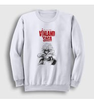 Presmono Unisex Beyaz Poster Thorfinn Anime Vinland Saga Sweatshirt 471801tt