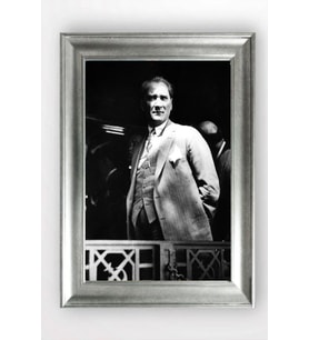 Gümüş Çerçeveli Atatürk Tablo a171