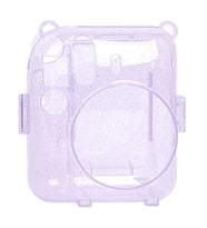 Instax Mini 12 Makine Uyumlu Lila Simli Pleksi Kılıf