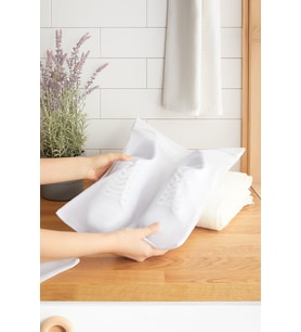 Tois Baby 3 Adet Beyaz Fermuarlı Ayakkabı Çamaşır Yıkama Filesi Torbası 35x40