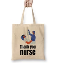 Nurses Day Bez Çanta Uzun Saplı