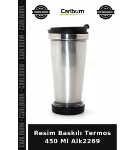 Özel Üretim Hediye Kişiselleştirilmiş Aksesuar Resim Baskılı Termos 450 Ml Alk2269