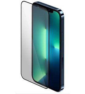 Vendas iPhone 14 Pro Max (14 Pro Max Uyumlu) 5D Tam Kaplama Cam Ekran Koruyucu (Siyah)
