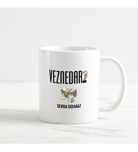 Veznedar Kupa Bardak (1. Tasarım) (Beyaz)