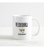 Veznedar Kupa Bardak (1. Tasarım) (Beyaz)