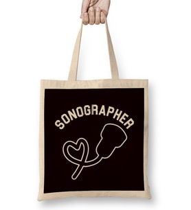 Sonographer Ultrasound Echography Sonography Hospital Doctor Bez Çanta Uzun Saplı