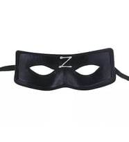 Zorro Maskesi Arkadan Lastikli Z Baskılı
