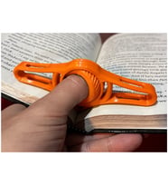 Alvera Başparmak Geçmeli Dönen Diskli Kitap Sayfa Tutucu – 2'li Set (Okuma Yardımcısı)
