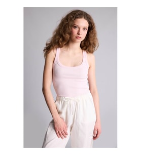 Defacto 26Y801003966 Pembe Kadın Kolsuz T-shirt F7818AX/PN74