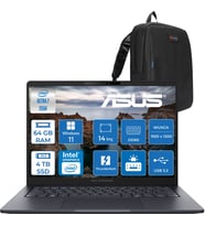 Asus Expertbook B5 B5405CCA-U716512B1D Intel® Core™ Ultra 7 255H Aı 64GB Ddr5 4tb SSD Intel® Arc™ Graphics 14"inç Wuxga (1920X1200) IPS 300NITS WIN11HOME Taşınabilir Bilgisayar B5405CCAH20+ZETTAÇANTA