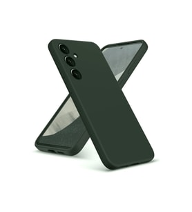 Samsung Galaxy A36 Kılıf Nano İçi Kadife Silikon - Koyu Yeşil