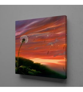 KARAHİNDİBA KANVAS TABLO 180x180cm