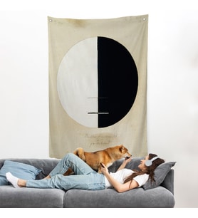 Hilma af Klint - Buda'nın Dünyevi Yaşamdaki Bakış Açısı Duvar Örtüsü-8084
