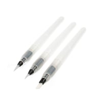 Ollyart Su Hazneli Fırça 3 Boy Set (Waterbrush) 