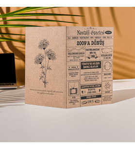 2009 Kraft Kutlama Kartı - Doğum Günü Kartı - Yıl Dönümü Kartı - Nostalji Gazetesi
