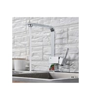 Kiev Mix Kuğu Kare Mutfak Evye Lavabo Bataryası 5 Yıl Garantili
