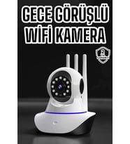 Ev Kamerası Wifi Kamerası Video Kayıt Çift Yönlü Hareket Sensörü Bebek