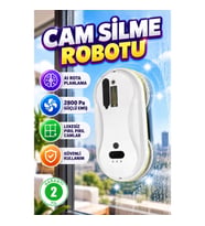 Akıllı Cam Temizleme Robotu – AI Rota Planlama 2800 Pa Güçlü Emiş