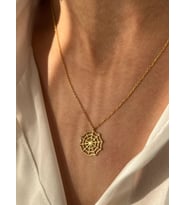 Örümcek Ağı Model Gold Kaplama Kolye Cadılar Bayramı Temalı Özel Hediye 925K Gümüş