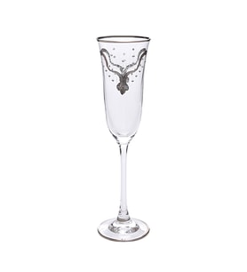 Decorium Flut Şampanya Kadehi 6 Prc Bella Platin M00545