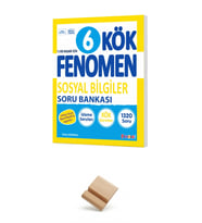 Fenomen 6. Sınıf Maarif Kök Sosyal Bilgiler Soru Bankası + Telefon Standı
