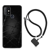 INFINIX Hot 8 9 10 11S Hot 10 Play 10T Kılıf Boyun Askılı Silikon Dikenli Tel 1779