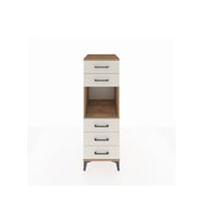 Kronos Dolap Tek Raflı 5 Çekmeceli 44x59x134 Çam-Aytaşı