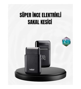 Mey İthalat® Taşınabilir Elektrikli Tıraş Makinesi USB Şarjlı 5W Motor ve 0.3 mm Hassas Kesim