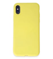 Mey İthalat® iPhone X Kılıf First Silikon - Sarı